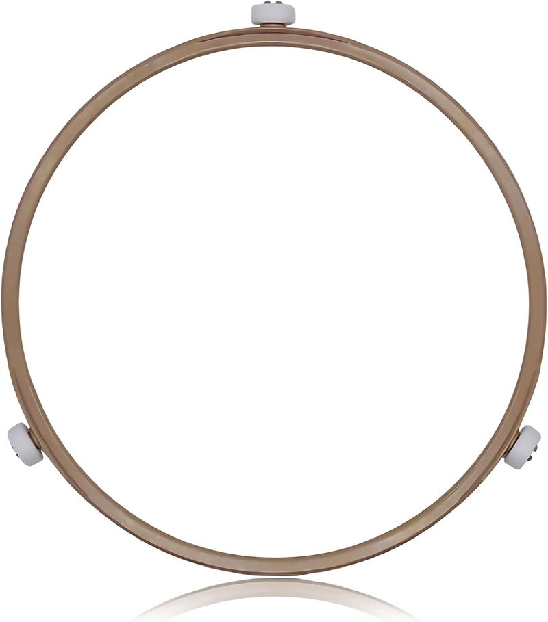 smrtcol Microwave Turntable Ring Replacement 8.7-Inch Microwave Oven Spinner Replacement Parts with 3 Smooth Rollers Universal Fit for Most Microwaves - Image 1